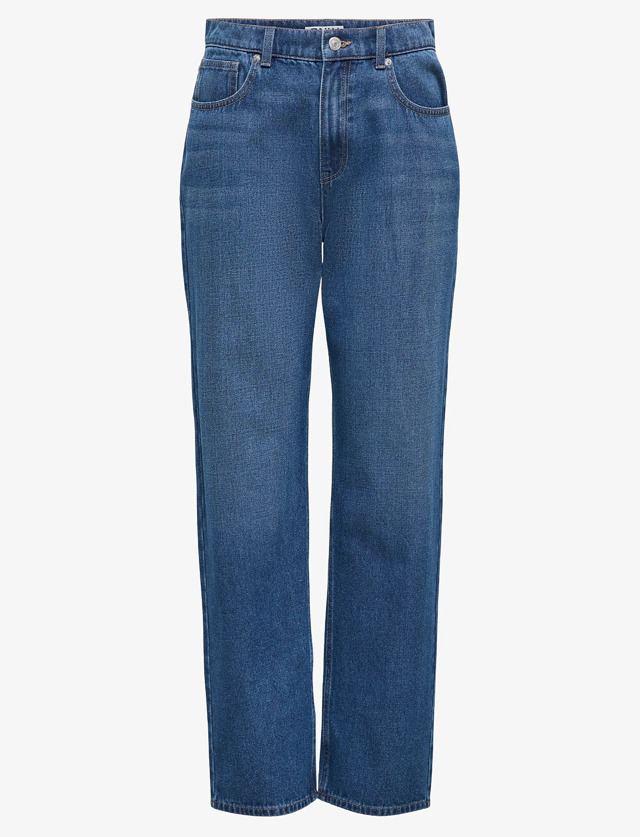ONLY - ONLROBBIE HW STRAIGHT DNM PIM ESP - straight jeans - medium blue denim - 0