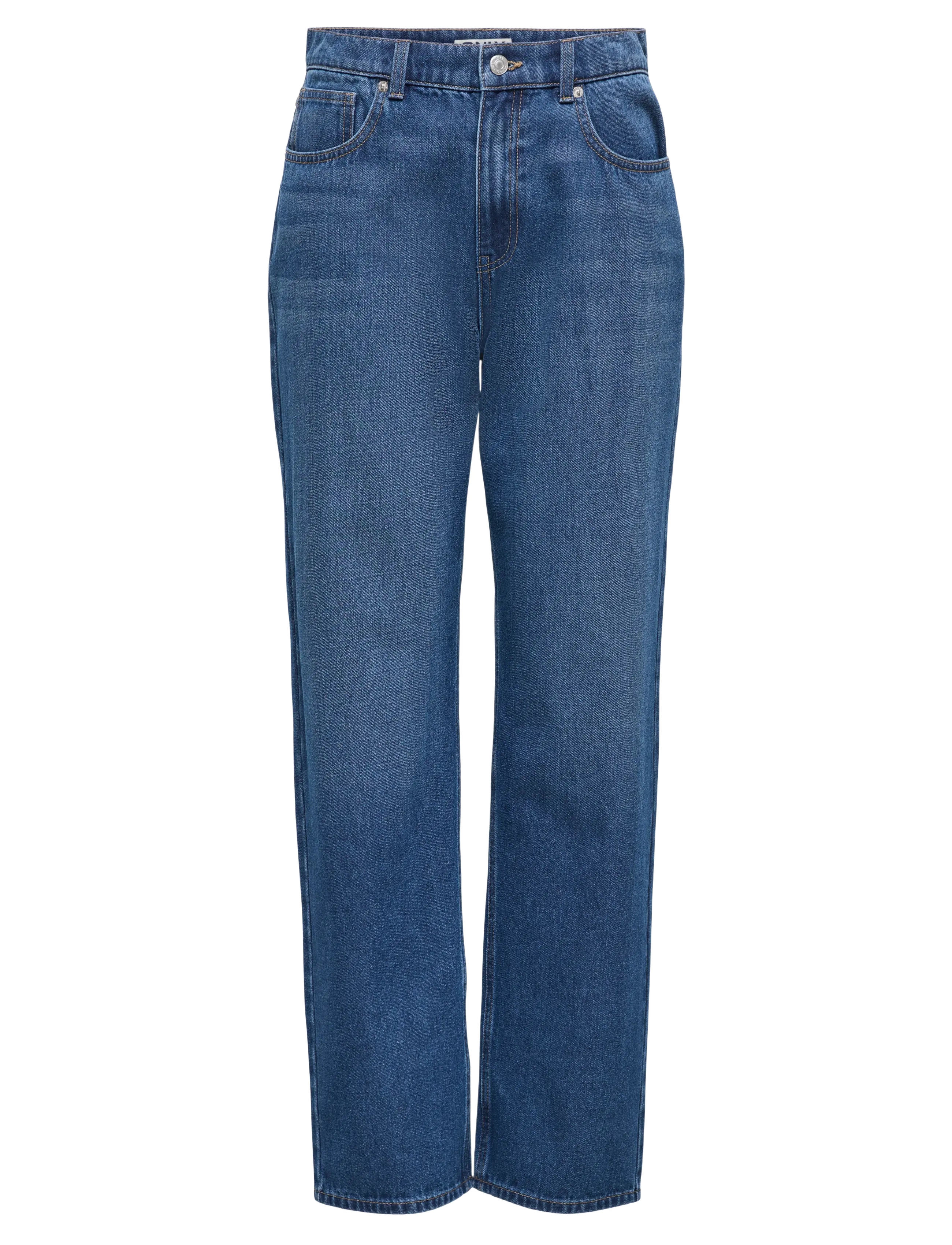 ONLY ONLROBBIE HW STRAIGHT DNM PIM ESP - Tøj - MEDIUM BLUE DENIM / blue