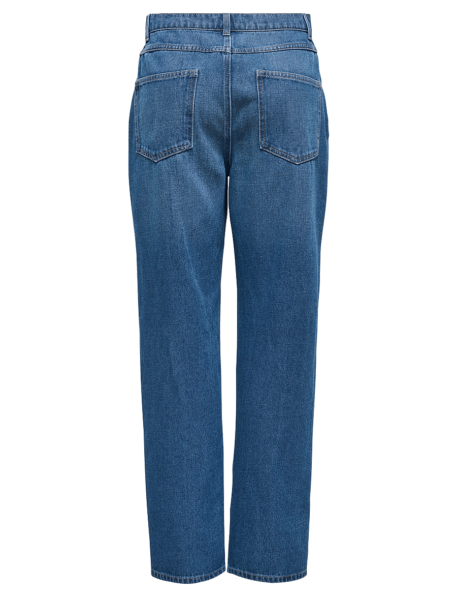 ONLY - ONLROBBIE HW STRAIGHT DNM PIM ESP - beinar gallabuxur - medium blue denim - 1