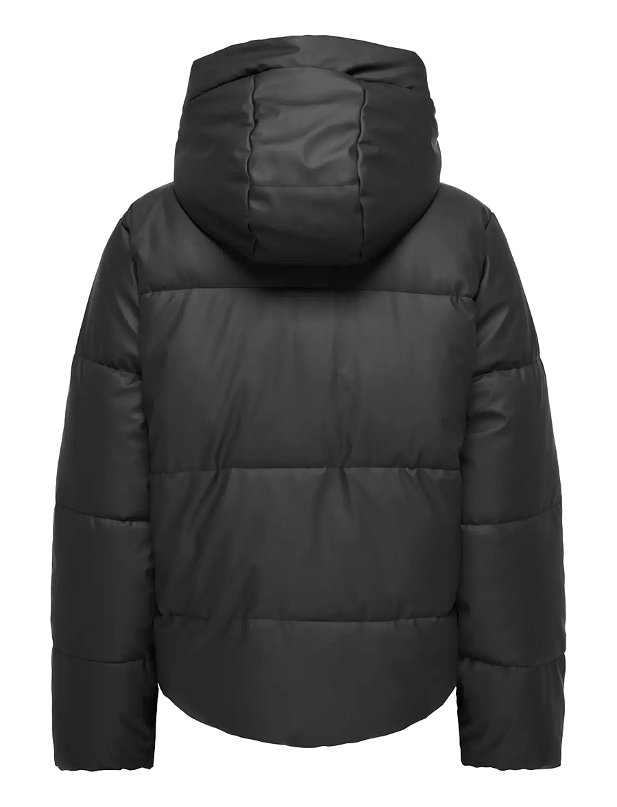 ONLY - ONLAGNES COATED PUFFER JACKET OTW - black - 2