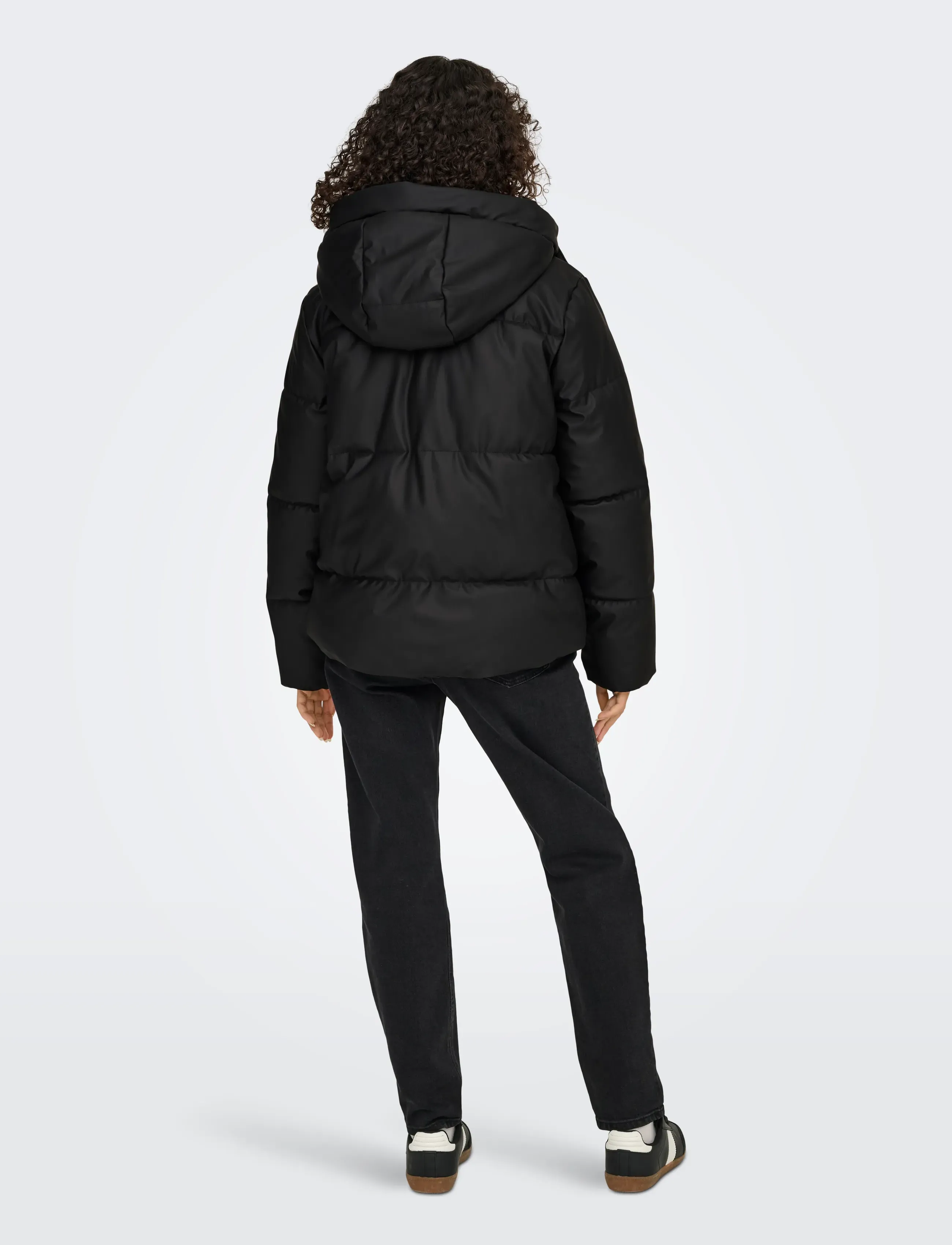 ONLY - ONLAGNES COATED PUFFER JACKET OTW - black - 3