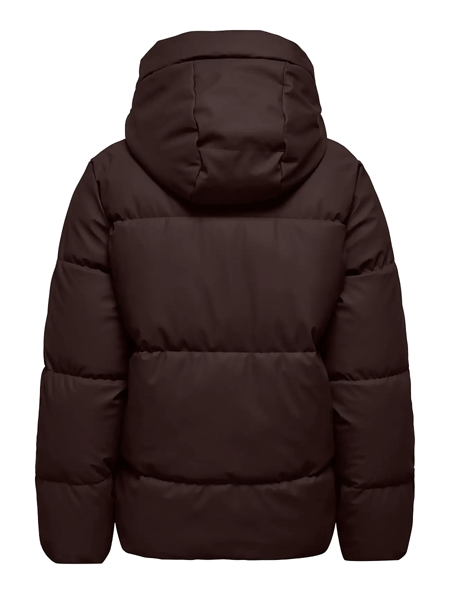 ONLY - ONLAGNES COATED PUFFER JACKET OTW - winterjacken - chocolate torte - 1