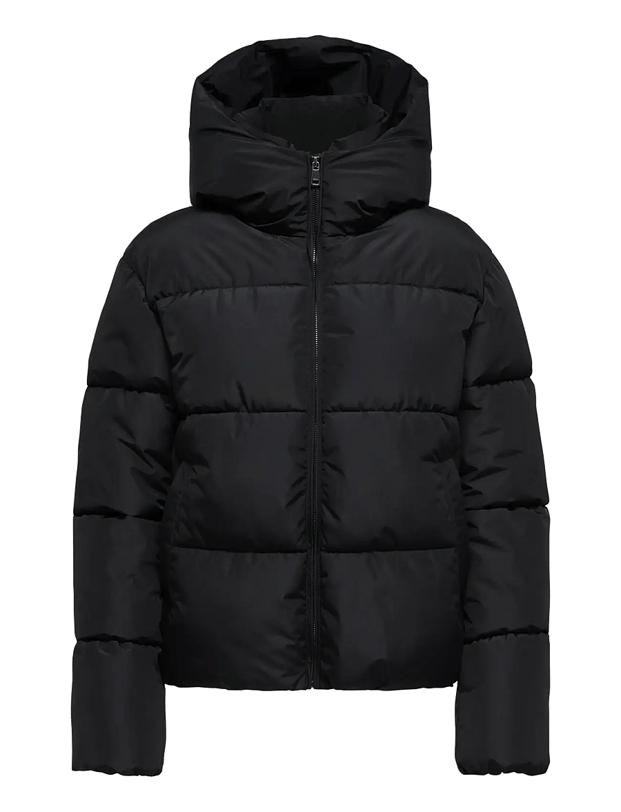 ONLY - ONLJUTA SHORT PUFFER OTW NOOS - frühlingsjacken - black - 1