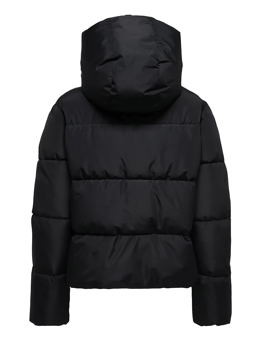 ONLY - ONLJUTA SHORT PUFFER OTW NOOS - frühlingsjacken - black - 2