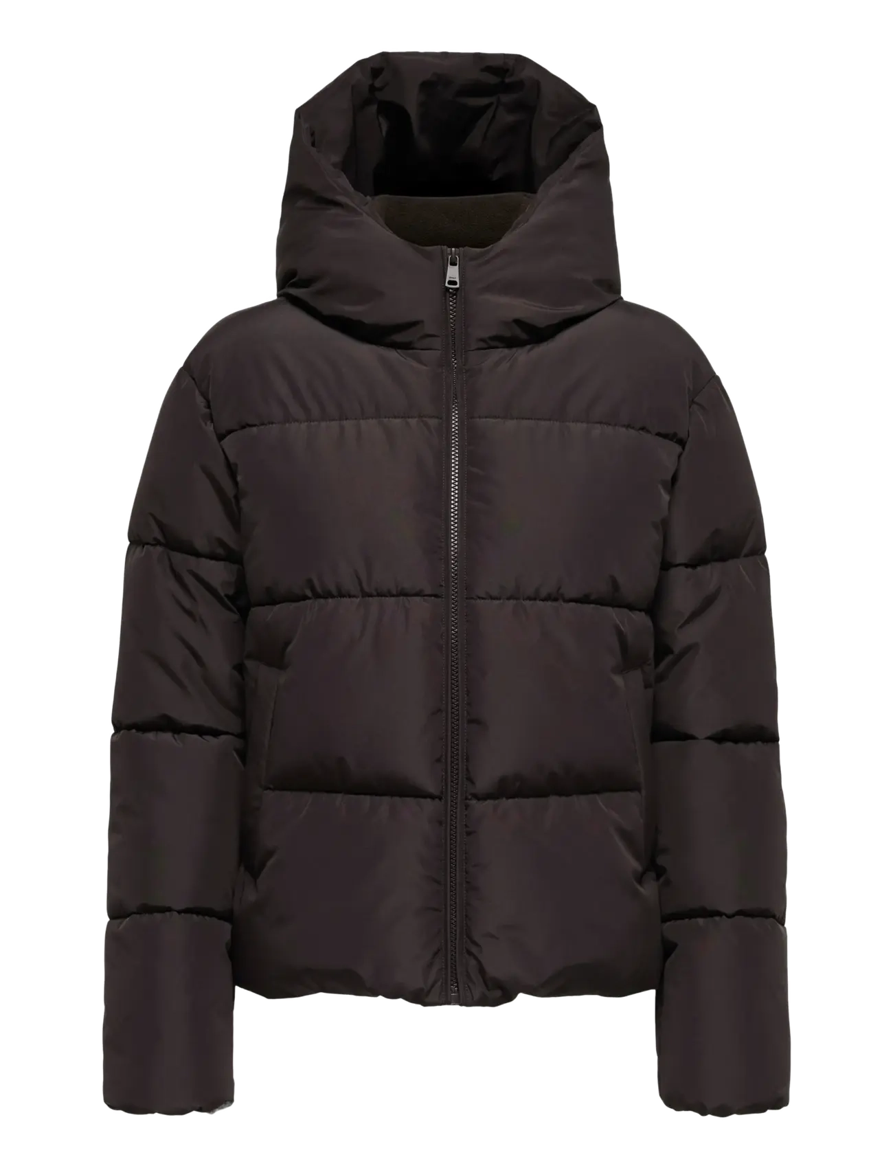 ONLY - ONLJUTA SHORT PUFFER OTW NOOS - frühlingsjacken - chocolate torte - 1