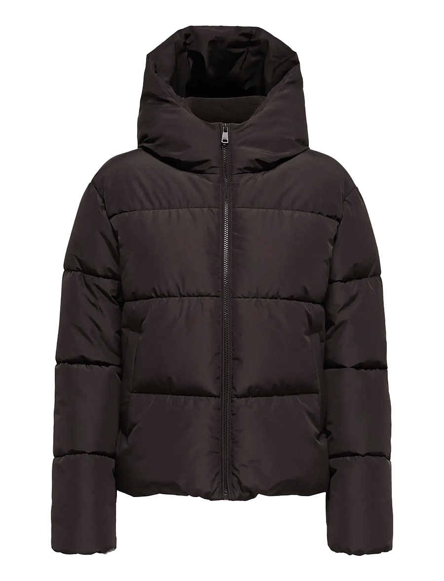 ONLY - ONLJUTA SHORT PUFFER OTW NOOS - frühlingsjacken - chocolate torte - 1
