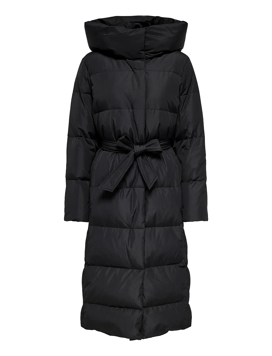ONLY - ONLDAGMAR PUFFER BELT DOWN COAT OTW - black - 1