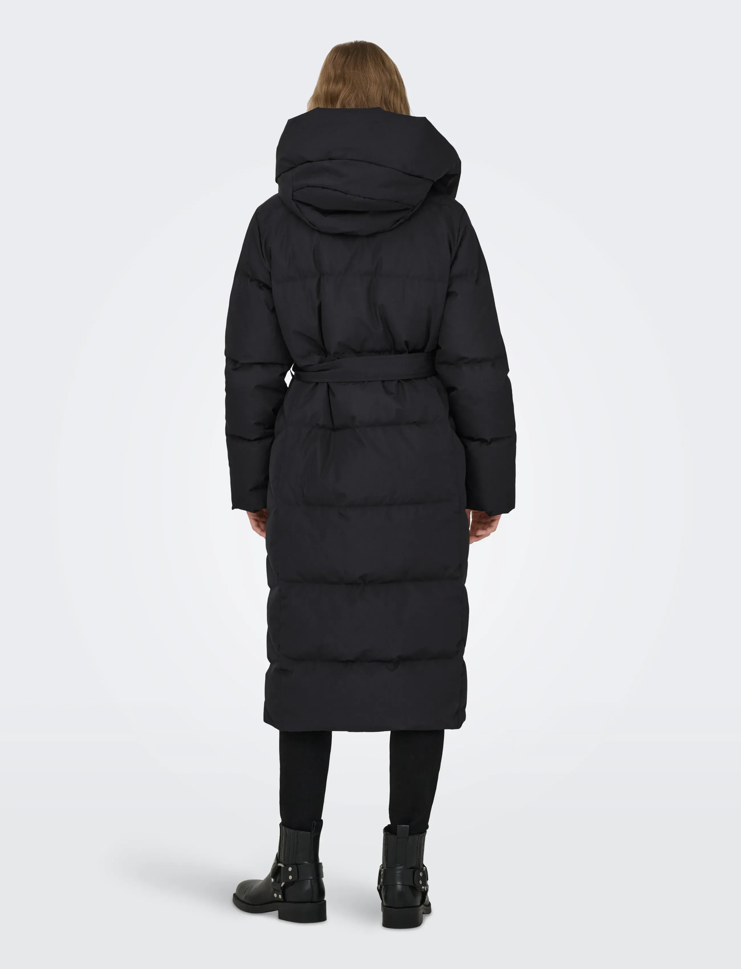 ONLY - ONLDAGMAR PUFFER BELT DOWN COAT OTW - black - 3