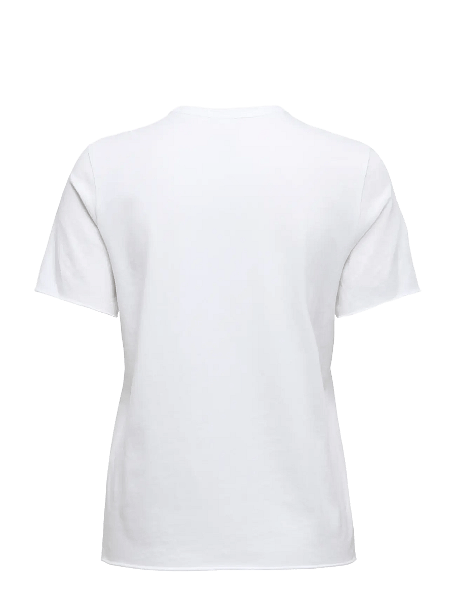 ONLY - ONLLUCY LIFE REG S/S PRINT TOP BOX CCJRS - t-shirts - cloud dancer - 2
