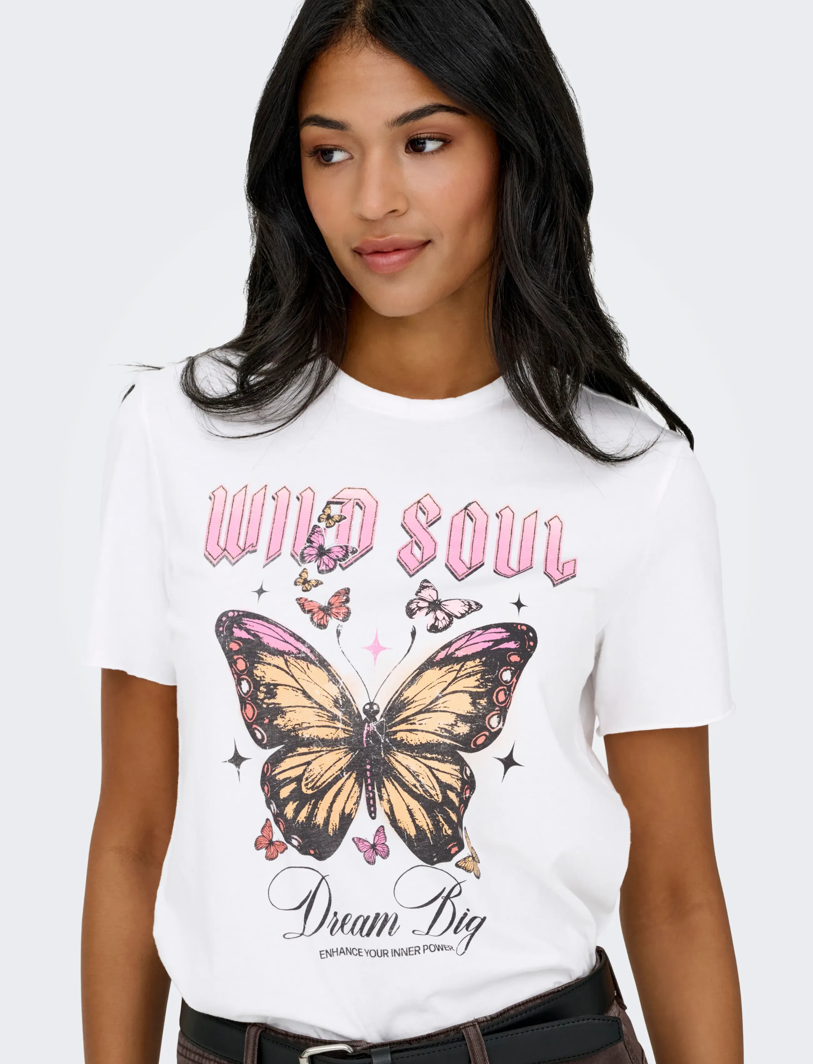 ONLY Onllucy Life Reg S/S Print Top Box Ccjrs t-shirts dam – bild 6