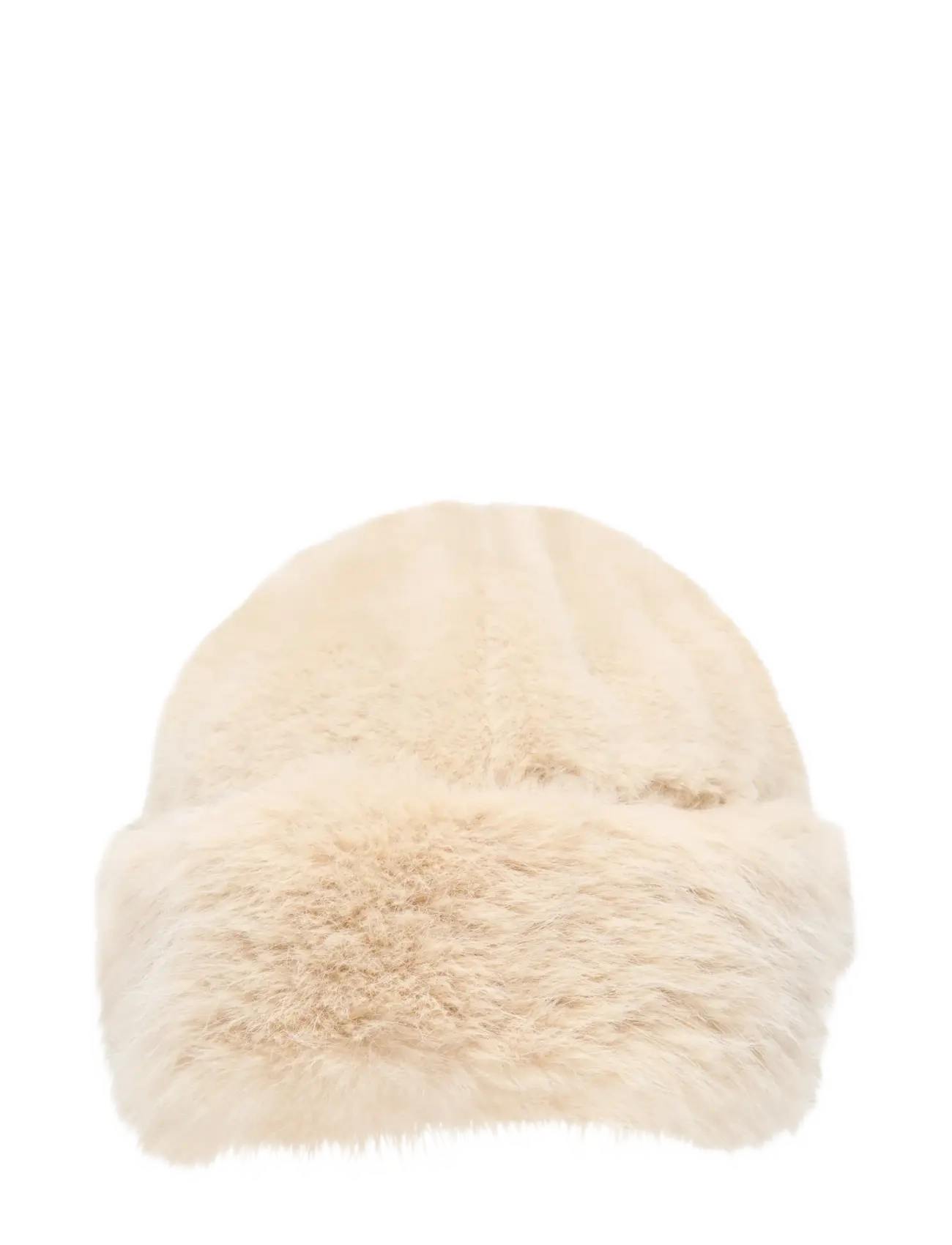 ONLY ONLRUTH FAUX FUR HAT ACC - ONLY - BIRCH / cream