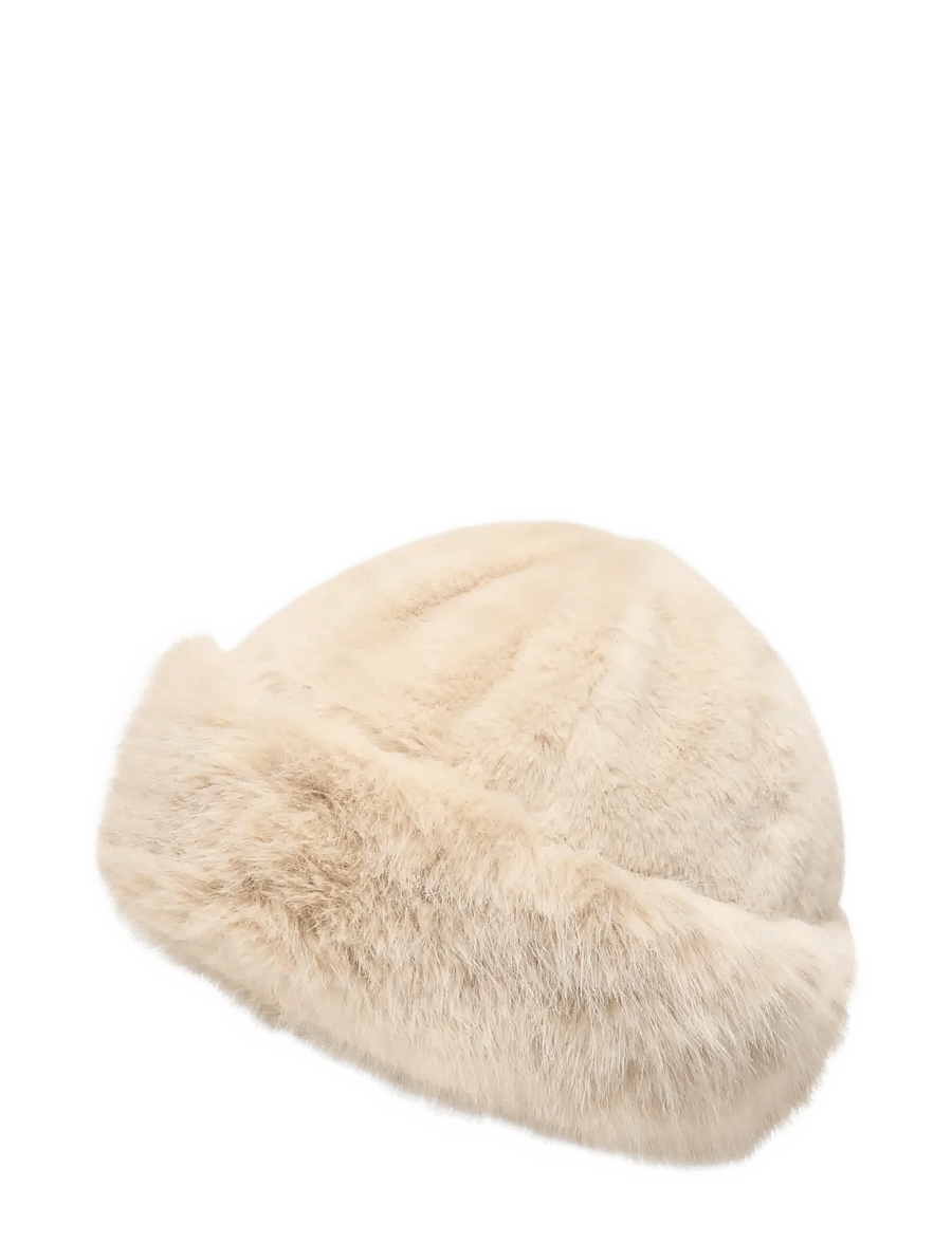 ONLY - ONLRUTH FAUX FUR HAT ACC - huer - birch - 1
