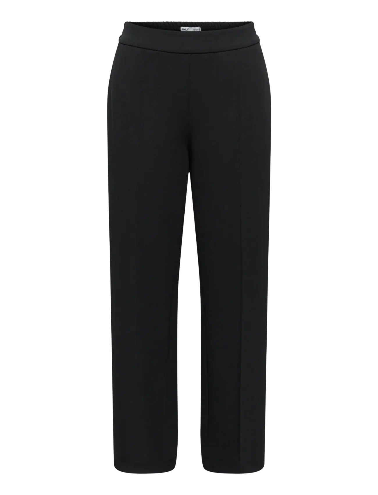 ONLY ONLRENAL MW PULL-UP WIDE PANT TLR - Kleidung - BLACK / black