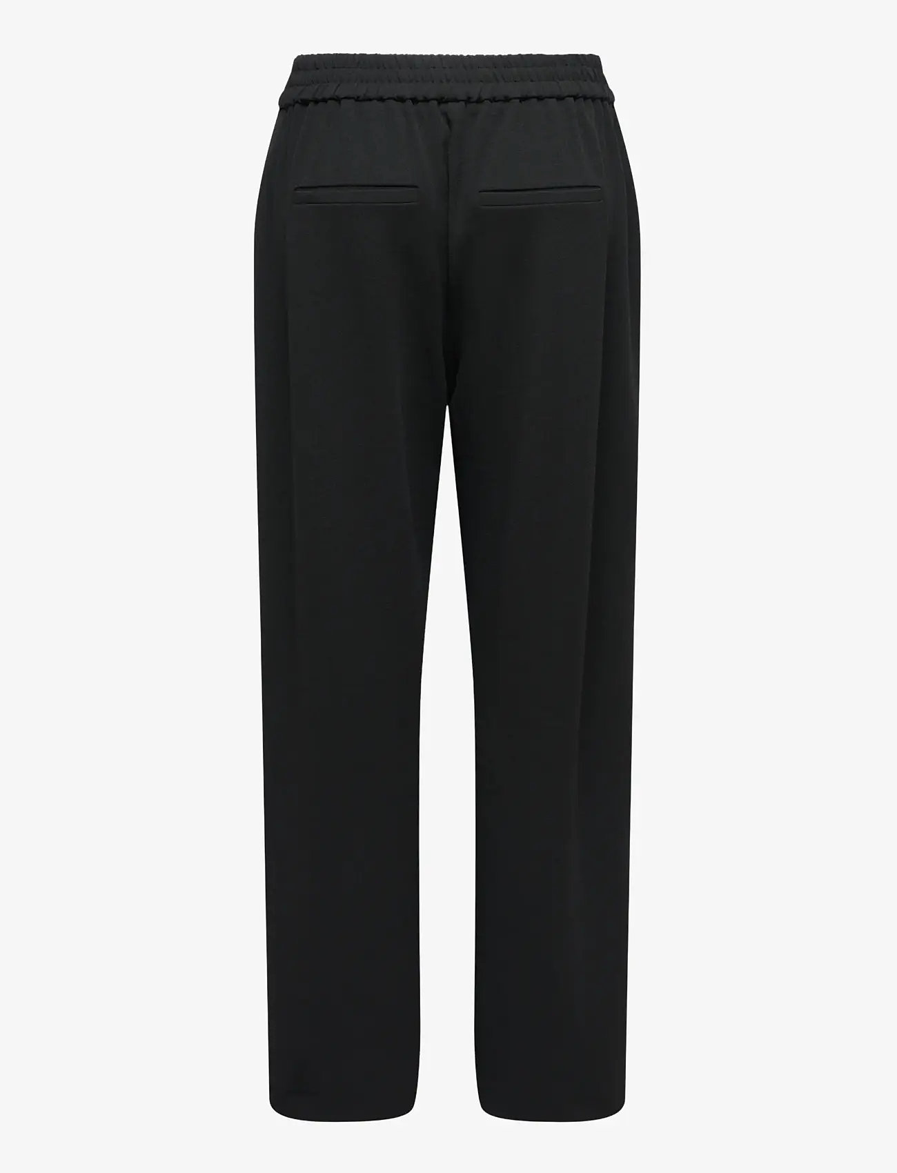 ONLY - ONLRENAL MW PULL-UP WIDE PANT TLR - bukser med brede ben - black - 1