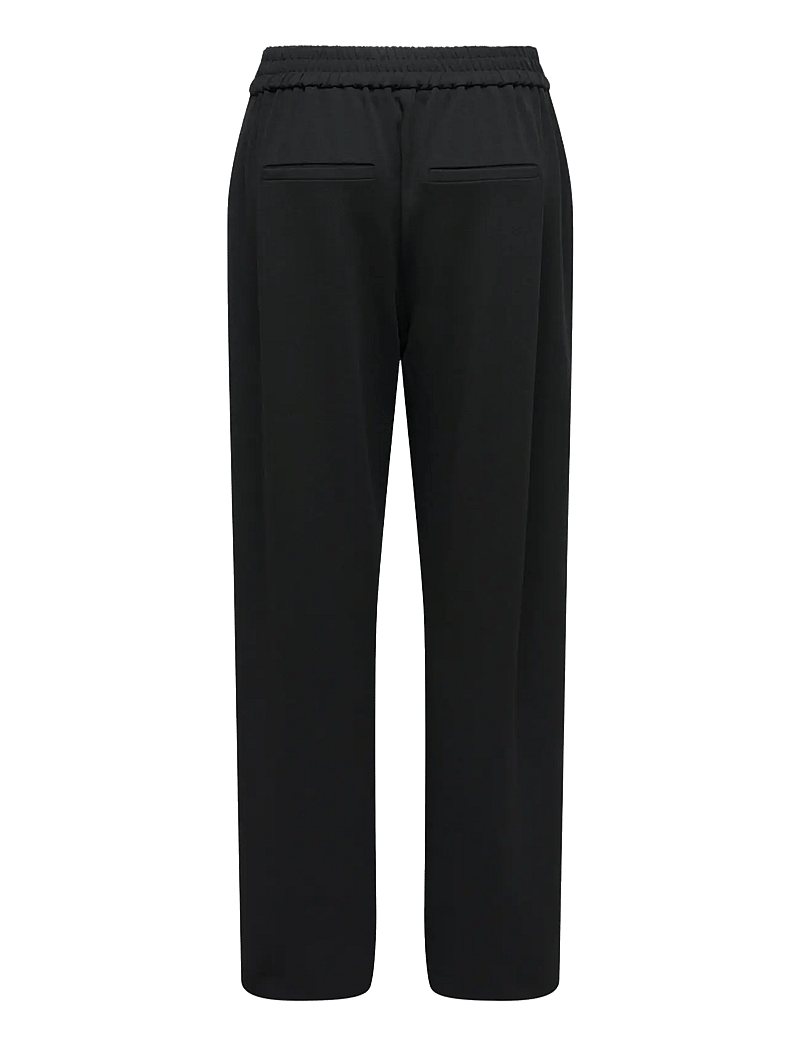 ONLY - ONLRENAL MW PULL-UP WIDE PANT TLR - bukser med brede ben - black - 1