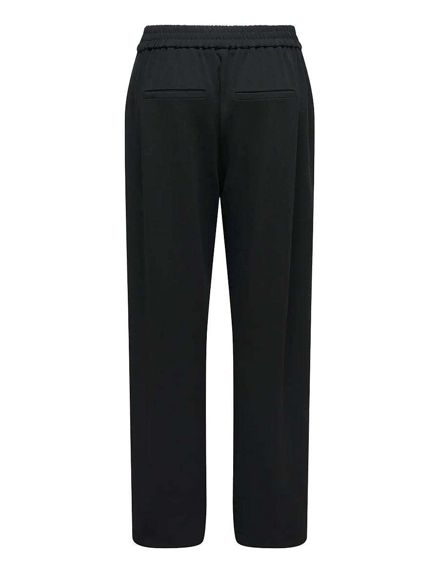 ONLY - ONLRENAL MW PULL-UP WIDE PANT TLR - hosen mit weitem bein - black - 1
