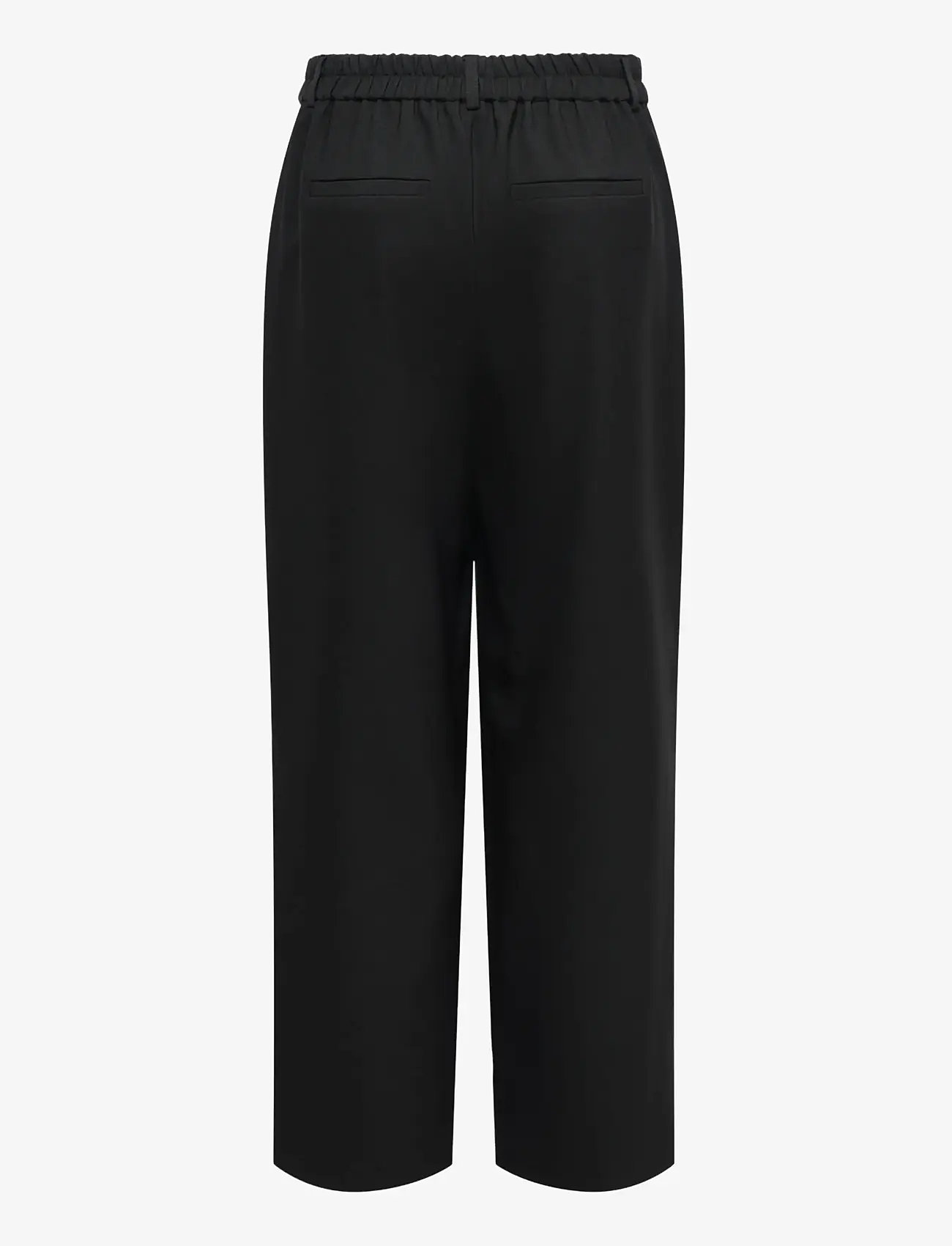 ONLY - ONLLANDO HW WIDE PLEAT PANT TLR - hosen mit weitem bein - black - 1