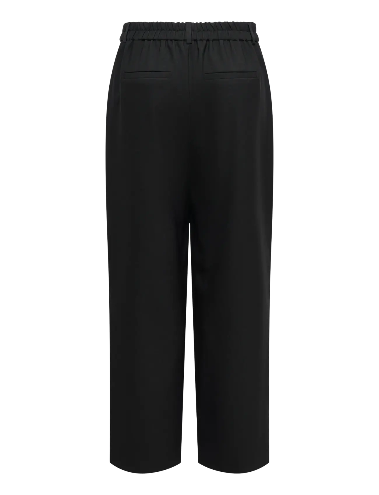 ONLY - ONLLANDO HW WIDE PLEAT PANT TLR - hosen mit weitem bein - black - 1