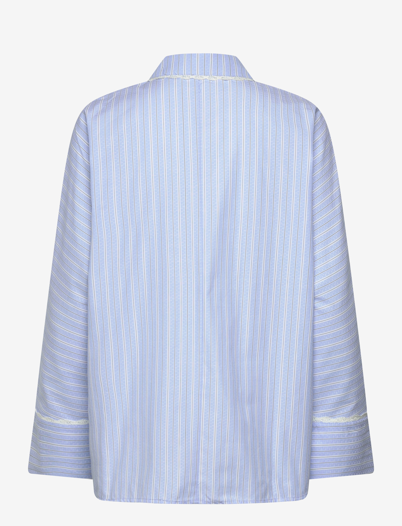 ONLY - ONLOSIRIS LS STRIPED LACE SHIRT WVN - long-sleeved shirts - kentucky blue - 1