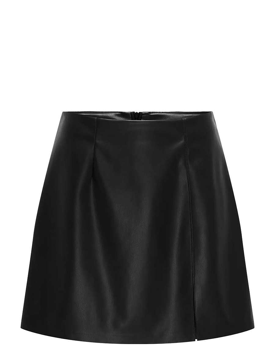 ONLY - ONLELINA FAUX LEATHER SKIRT OTW - short skirts - black - 1