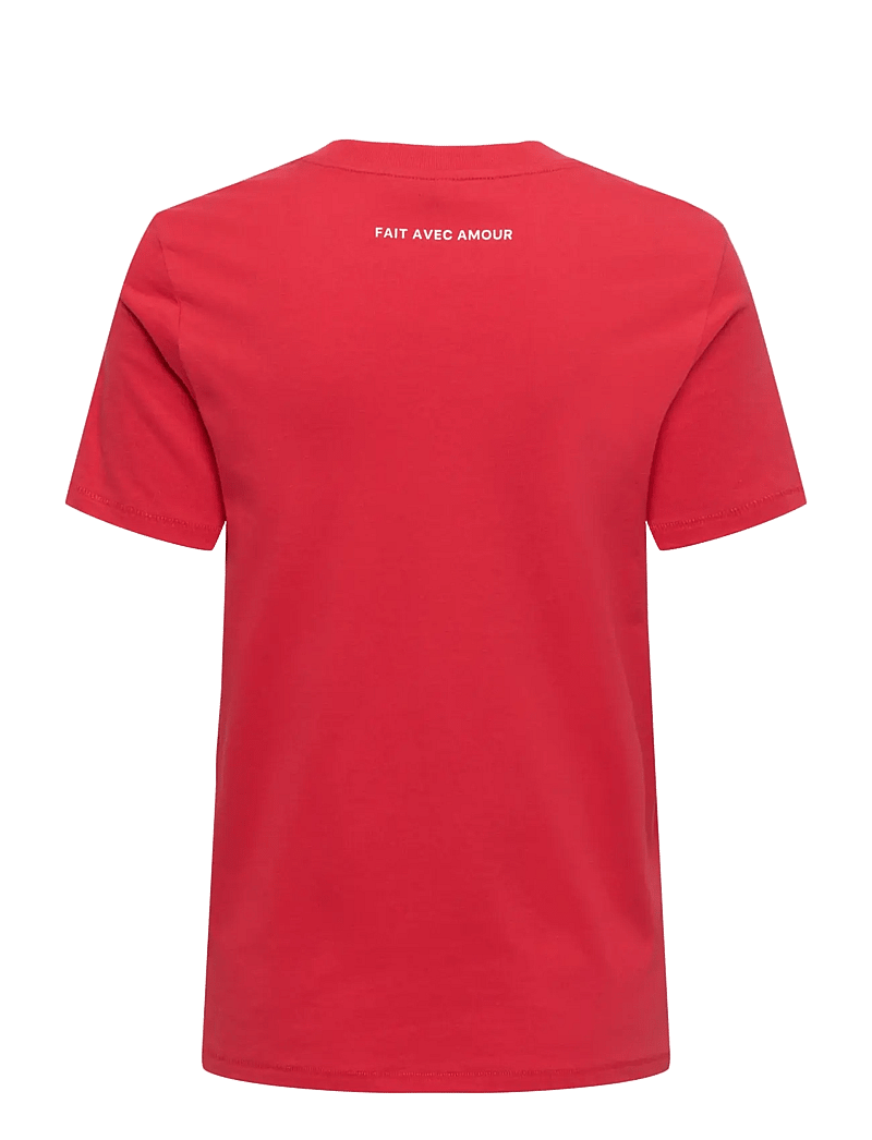 ONLY - ONLCELINA LIFE REG S/S TOP BOX CC JRS - t-särgid - tomato puree - 1