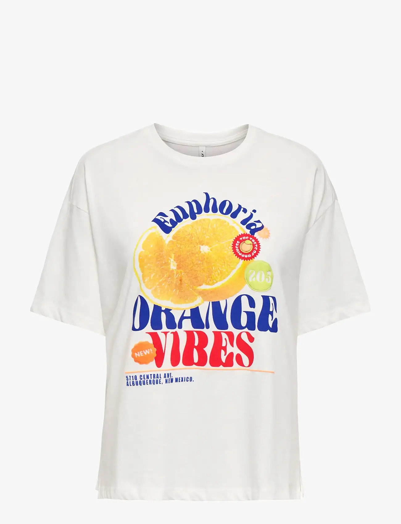 ONLY - ONLBOLETTE S/S TOP BOX CC JRS - t-shirts - cloud dancer - 1
