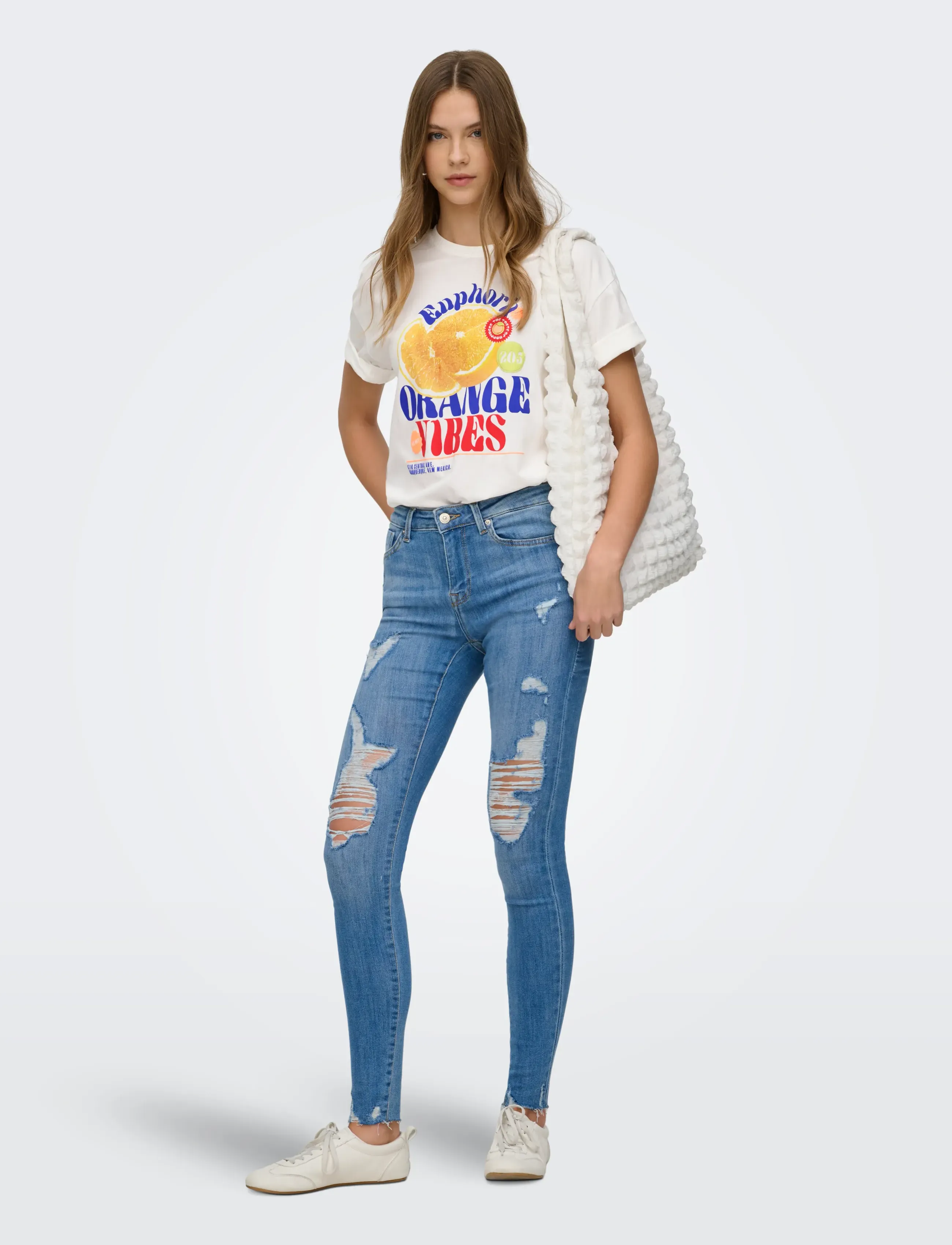 ONLY - ONLBOLETTE S/S TOP BOX CC JRS - laveste priser - cloud dancer - 4