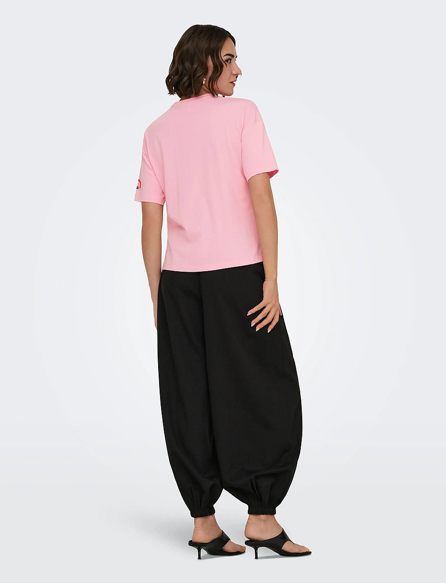 ONLY - ONLBOLETTE S/S TOP BOX CC JRS - t-shirts - romance rose - 3