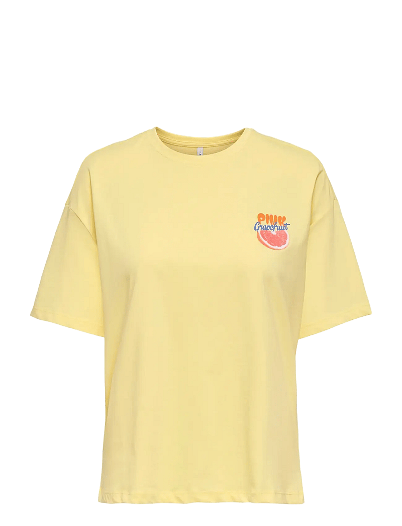 ONLY - ONLBOLETTE S/S TOP BOX CC JRS - t-shirts - sunlight - 1
