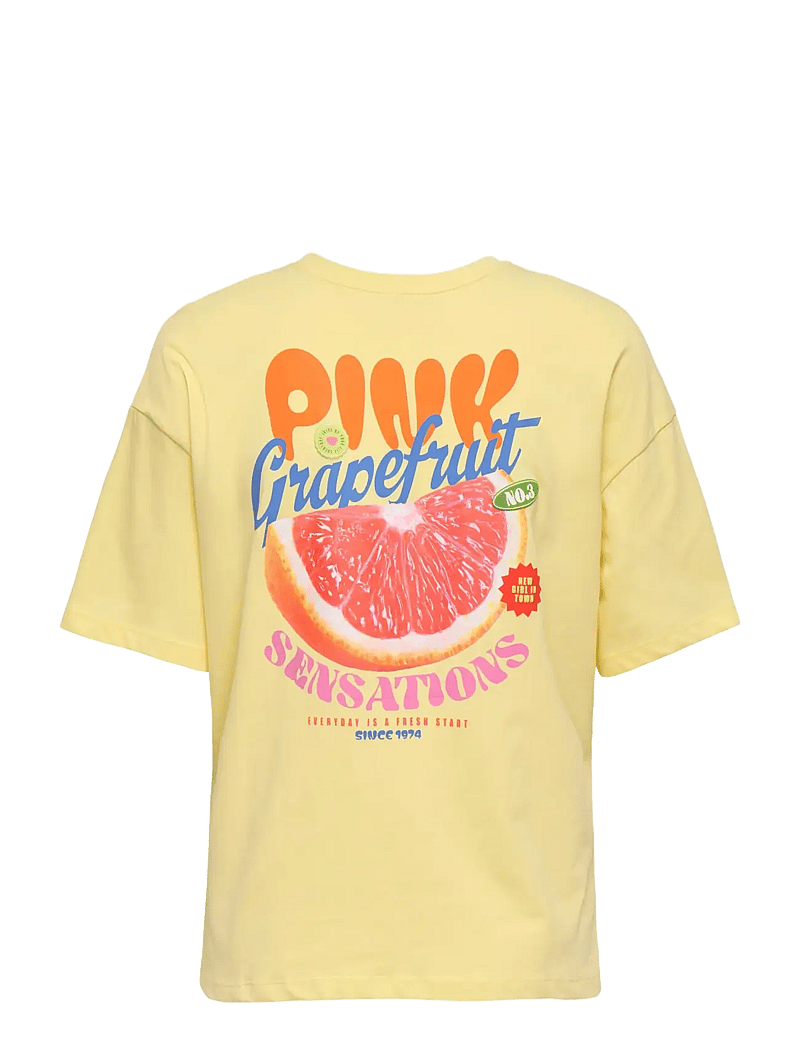 ONLY - ONLBOLETTE S/S TOP BOX CC JRS - t-shirts - sunlight - 2