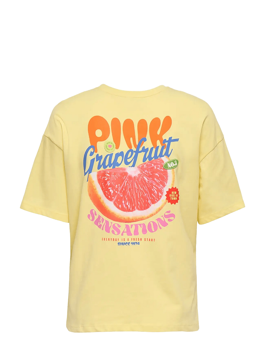 ONLY - ONLBOLETTE S/S TOP BOX CC JRS - t-shirts - sunlight - 2