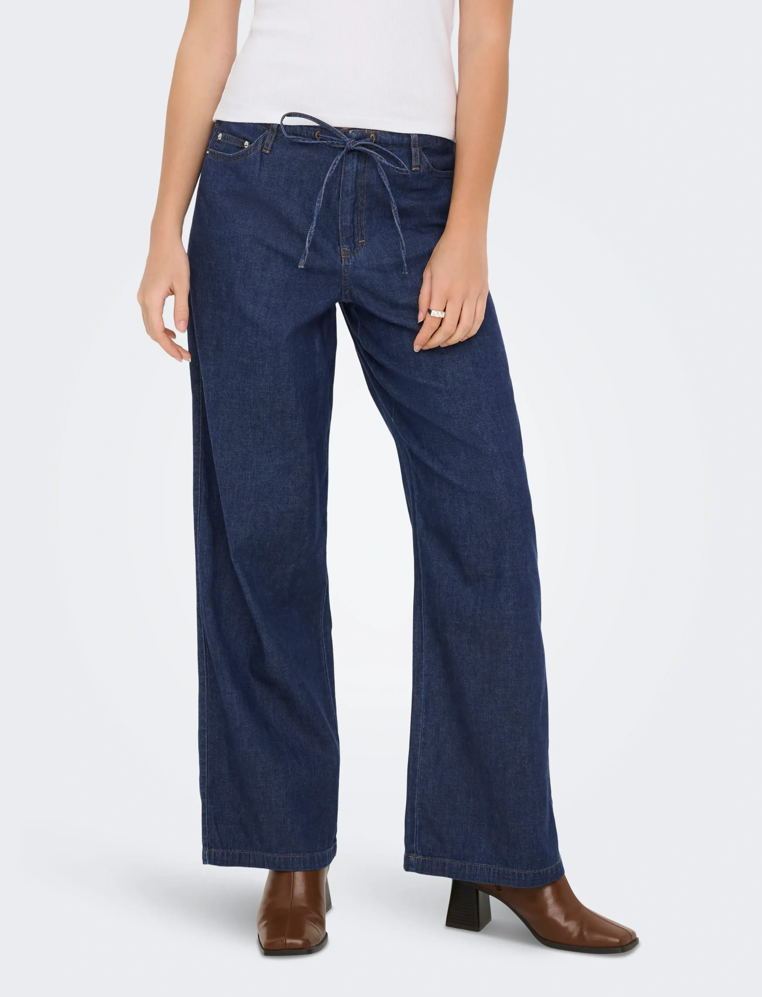 ONLY ONLMERANO PANTS WVN - Clothing - BLUE INDIGO / navy