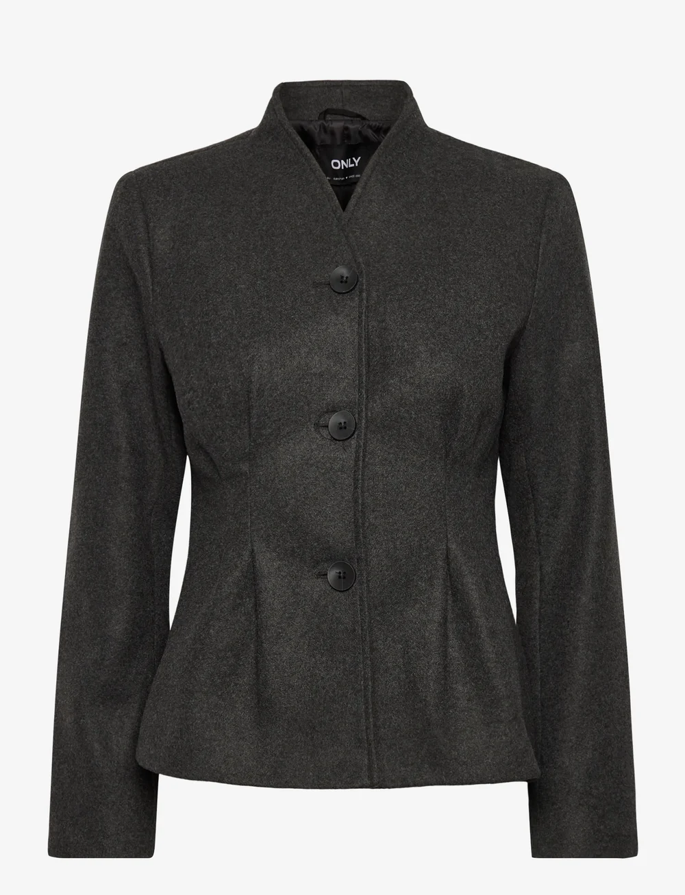 ONLY - ONLNANCY LIFE FITTED COAT OTW - lette frakker - dark grey melange - 0