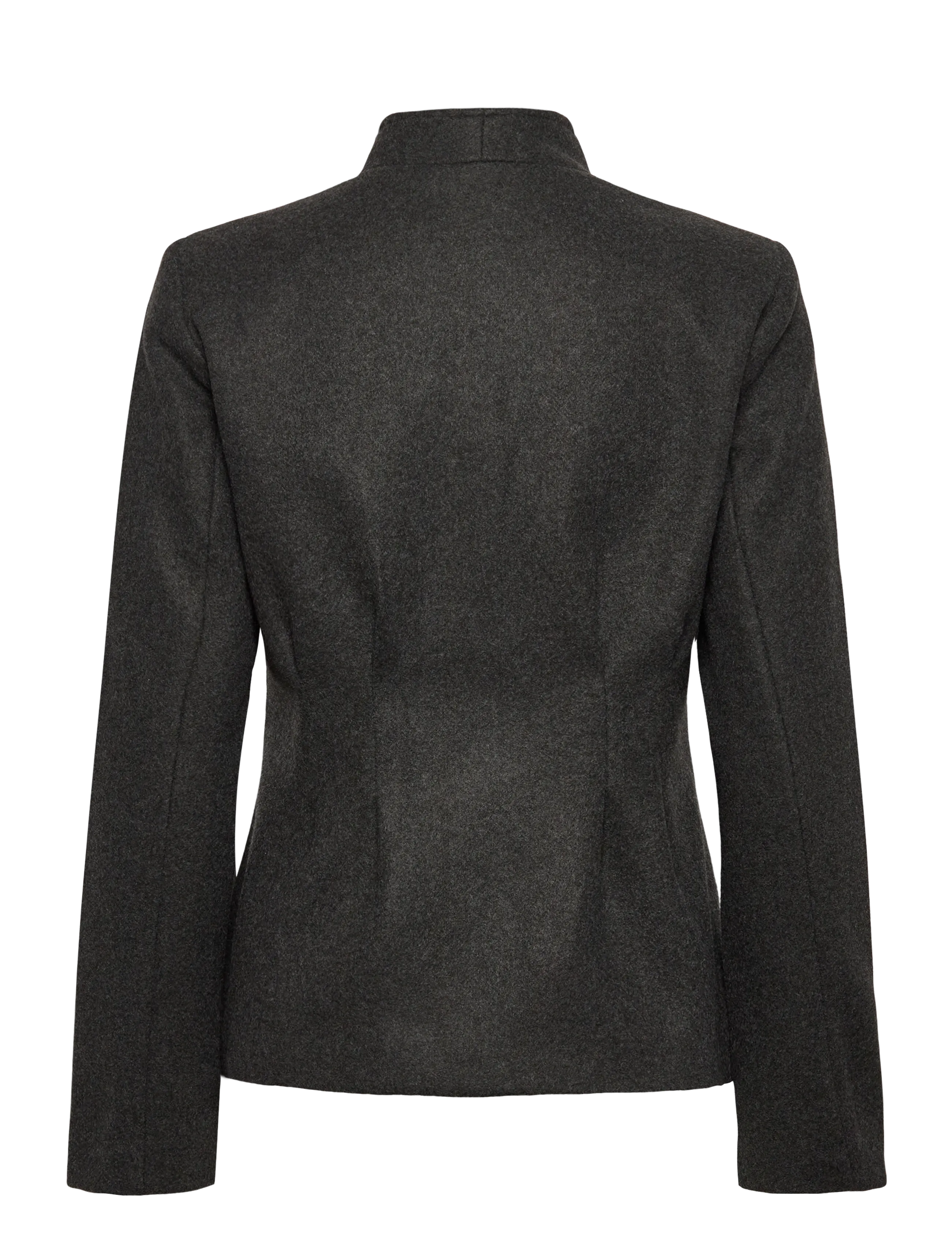 ONLY - ONLNANCY LIFE FITTED COAT OTW - kerged mantlid - dark grey melange - 1