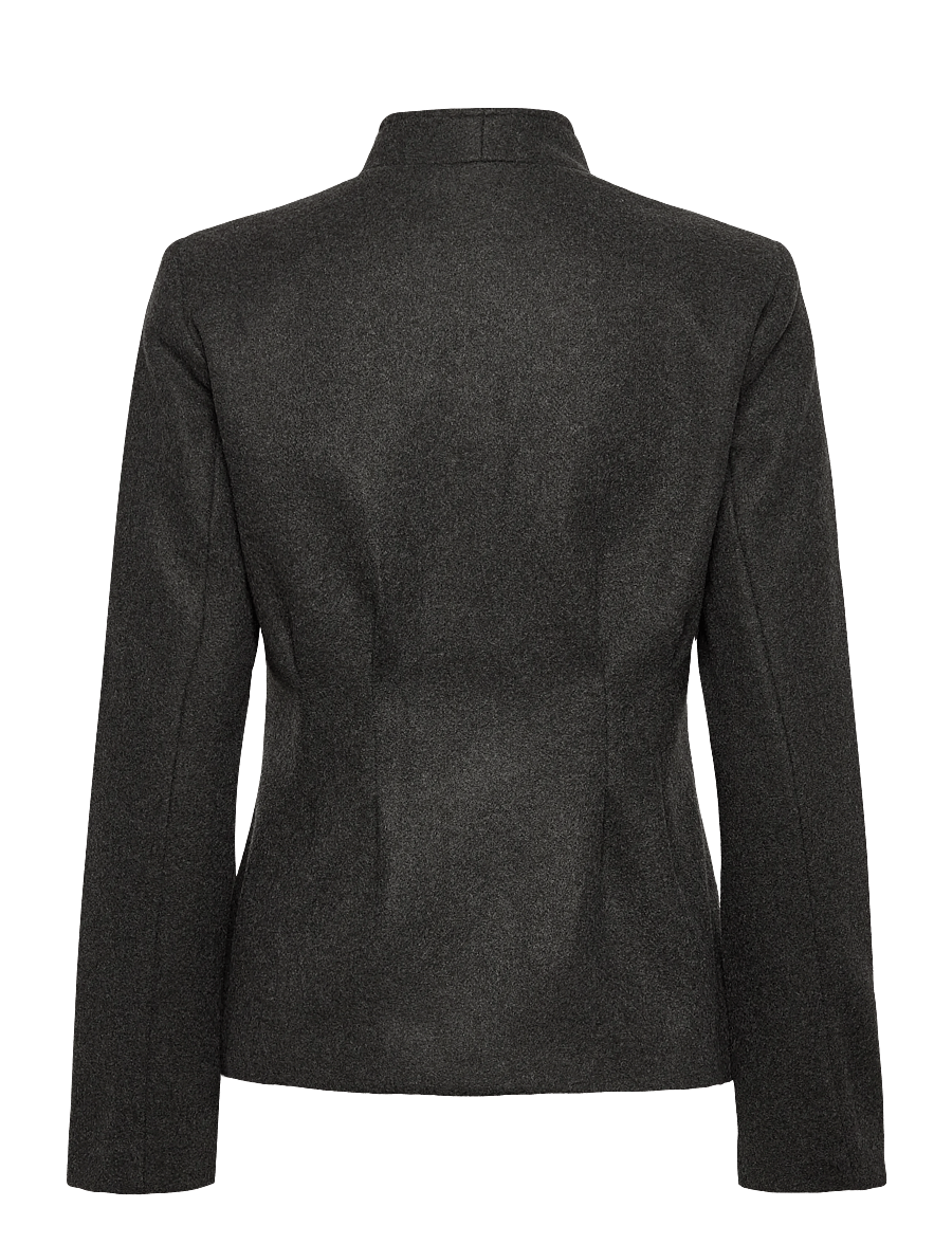ONLY - ONLNANCY LIFE FITTED COAT OTW - kevadmantlid - dark grey melange - 1