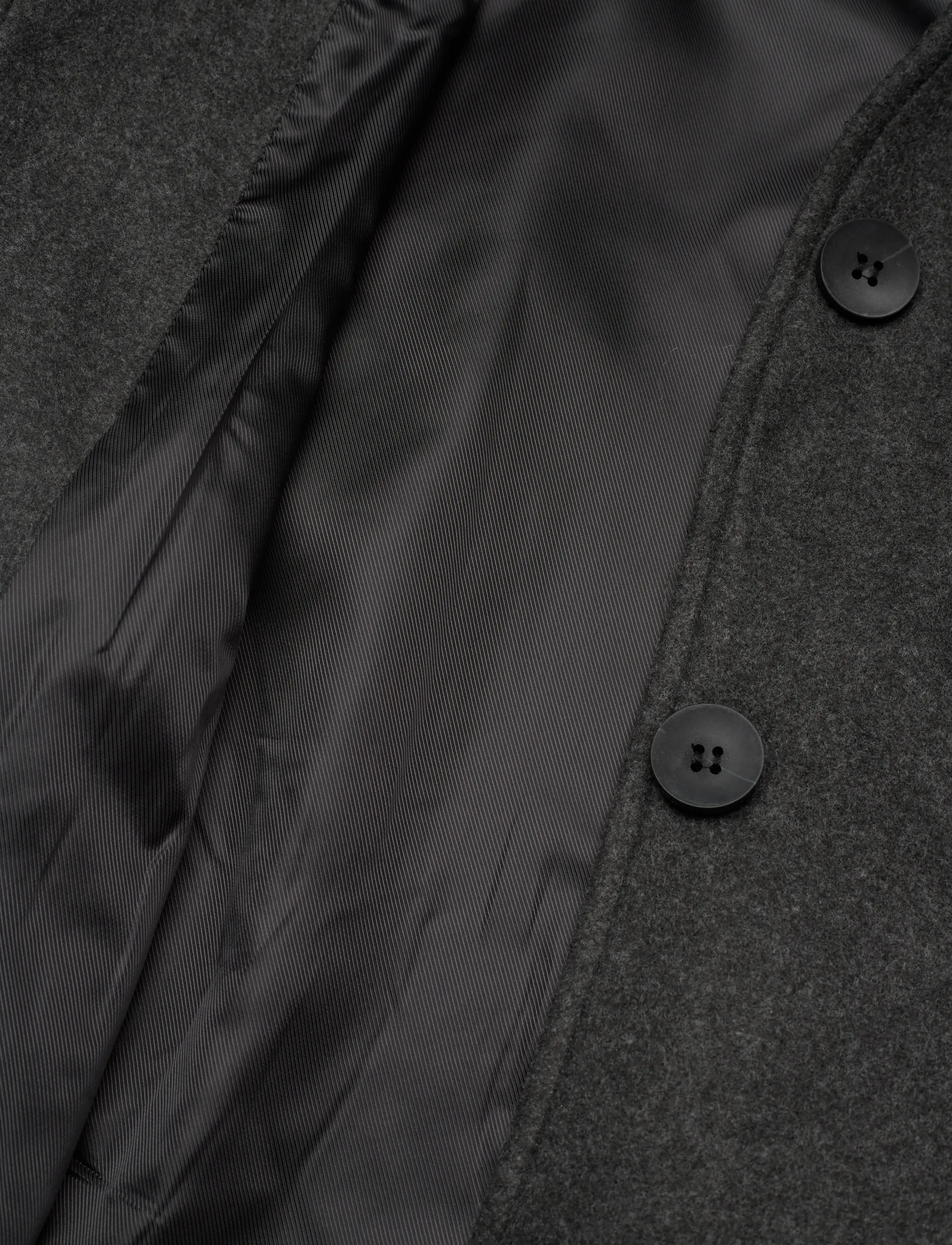 ONLY - ONLNANCY LIFE FITTED COAT OTW - kerged mantlid - dark grey melange - 3
