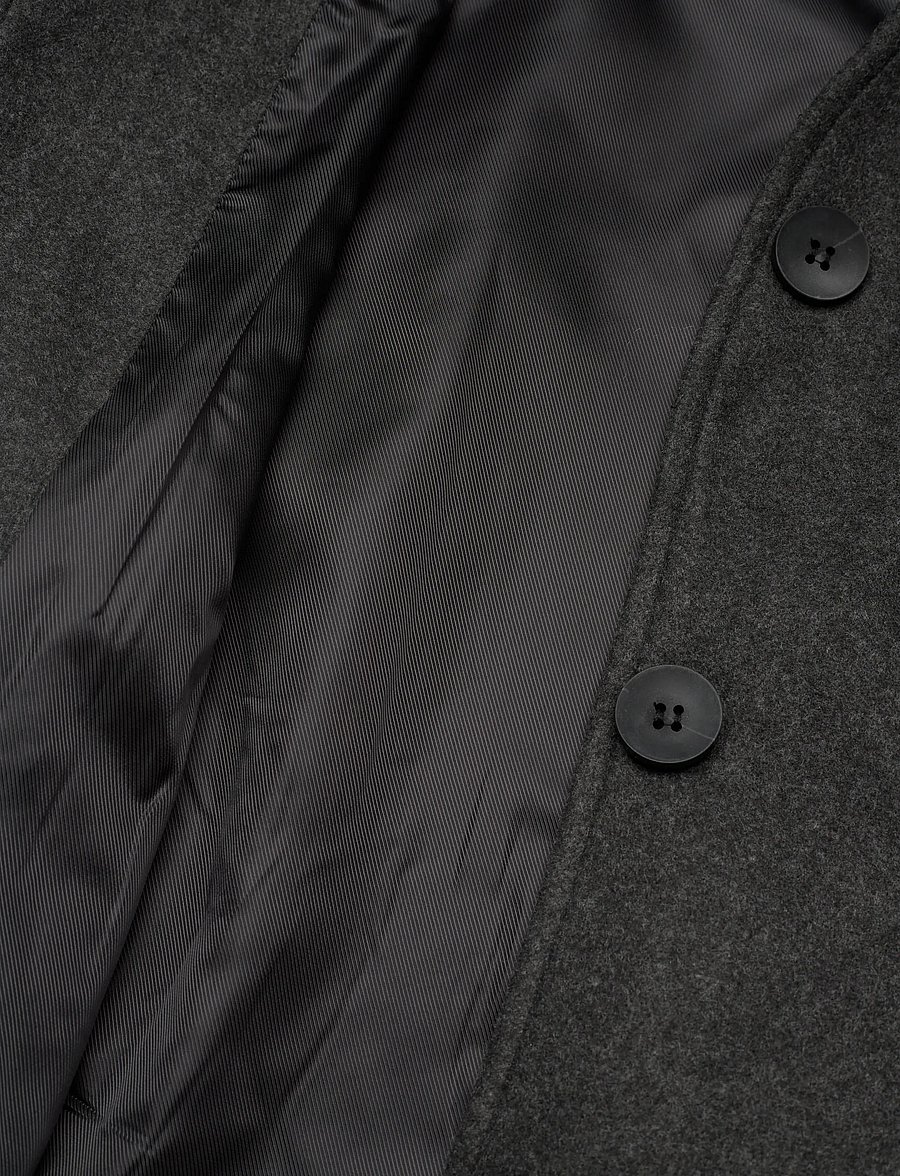 ONLY - ONLNANCY LIFE FITTED COAT OTW - kevadmantlid - dark grey melange - 3
