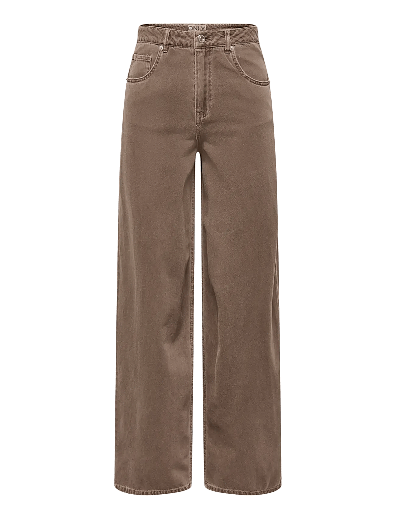 ONLY - ONLTAYLOR-SILLA HW BARREL PANT PNT - hosen mit weitem bein - rain drum - 0