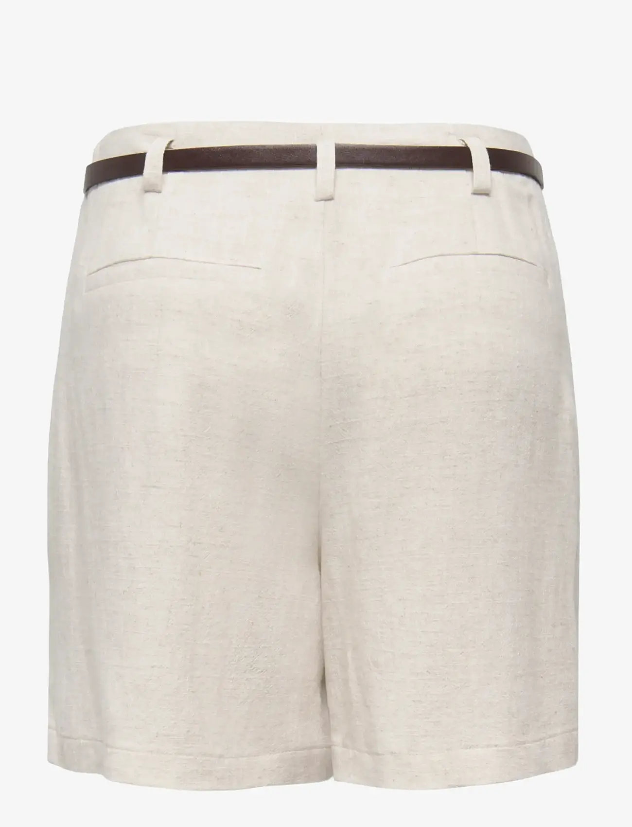ONLY - ONLSIESTA HW BELT LIN BL SHORTS PNT NOOS - casual shorts - moonbeam - 2