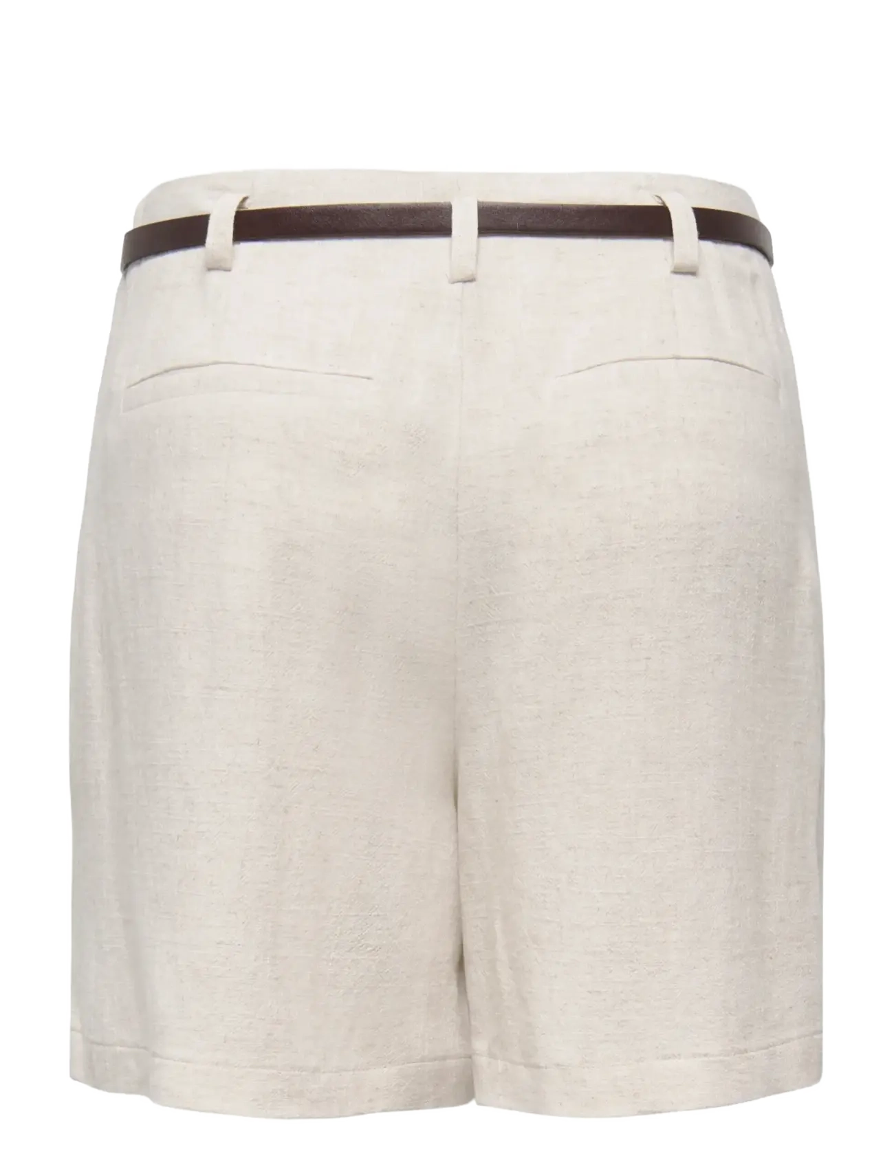 ONLY - ONLSIESTA HW BELT LIN BL SHORTS PNT NOOS - casual shorts - moonbeam - 2