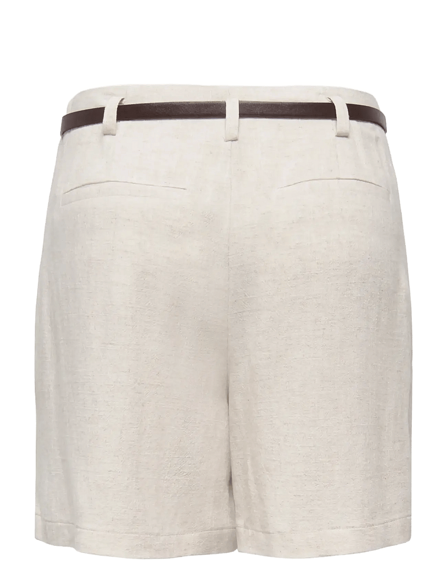 ONLY - ONLSIESTA HW BELT LIN BL SHORTS PNT NOOS - casual shorts - moonbeam - 2