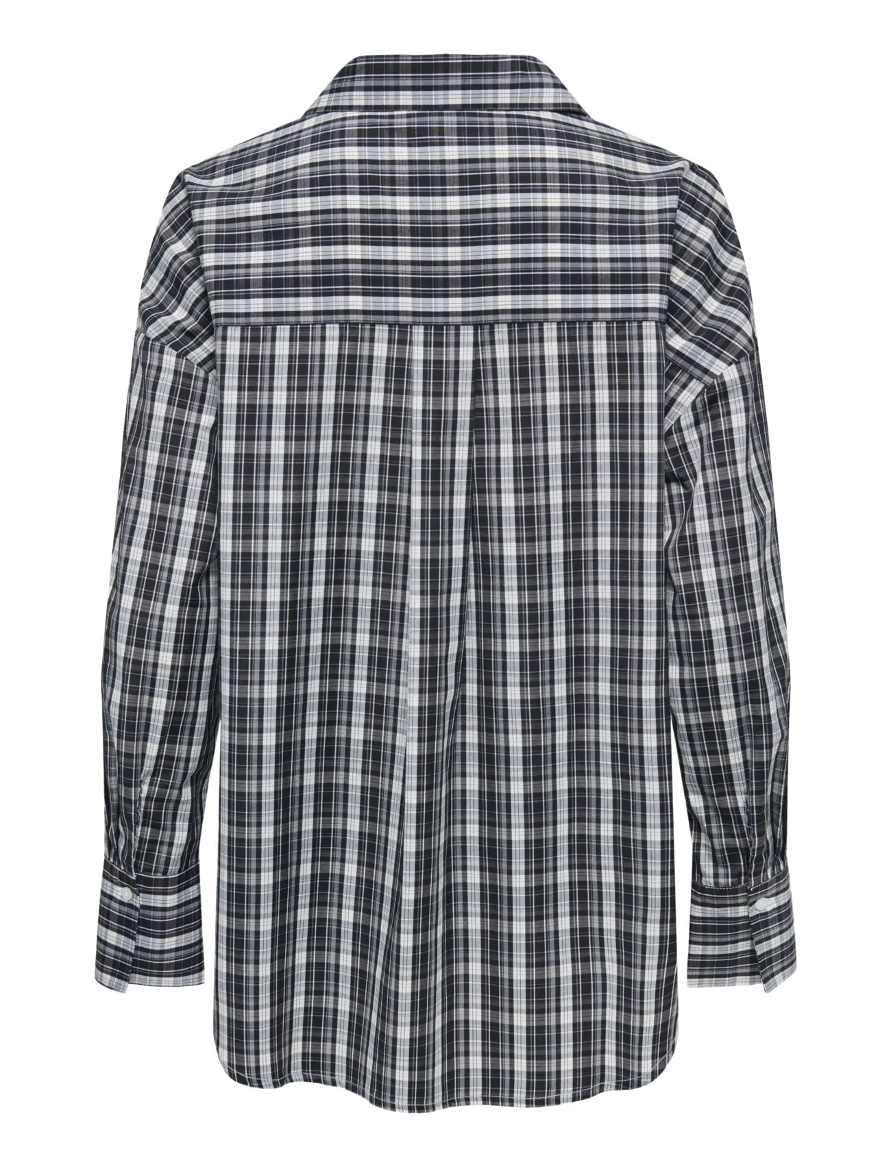 ONLY - ONLOREGON ALVA LS REG SHIRT NOOS WVN - langærmede skjorter - black - 2