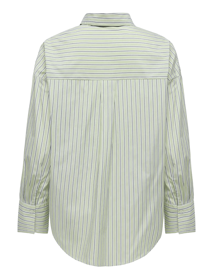 ONLY - ONLOREGON ALVA LS REG SHIRT NOOS WVN - langærmede skjorter - celadon green - 2
