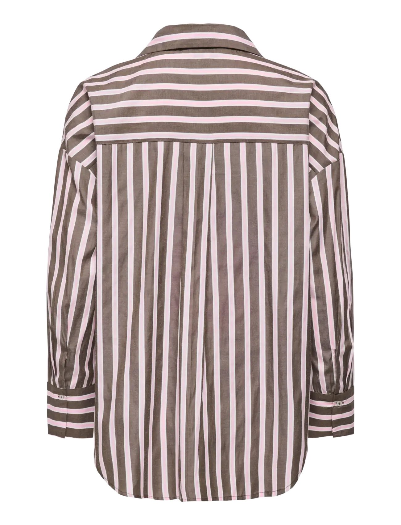 ONLY - ONLOREGON ALVA LS REG SHIRT NOOS WVN - long-sleeved shirts - coffee bean - 1