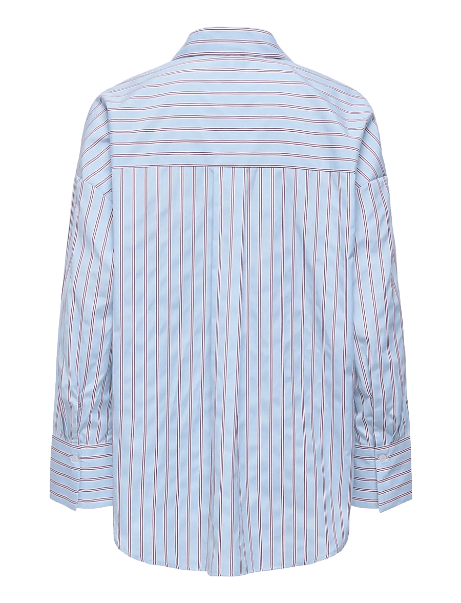 ONLY - ONLOREGON ALVA LS REG SHIRT NOOS WVN - langärmlige hemden - dusty blue - 2