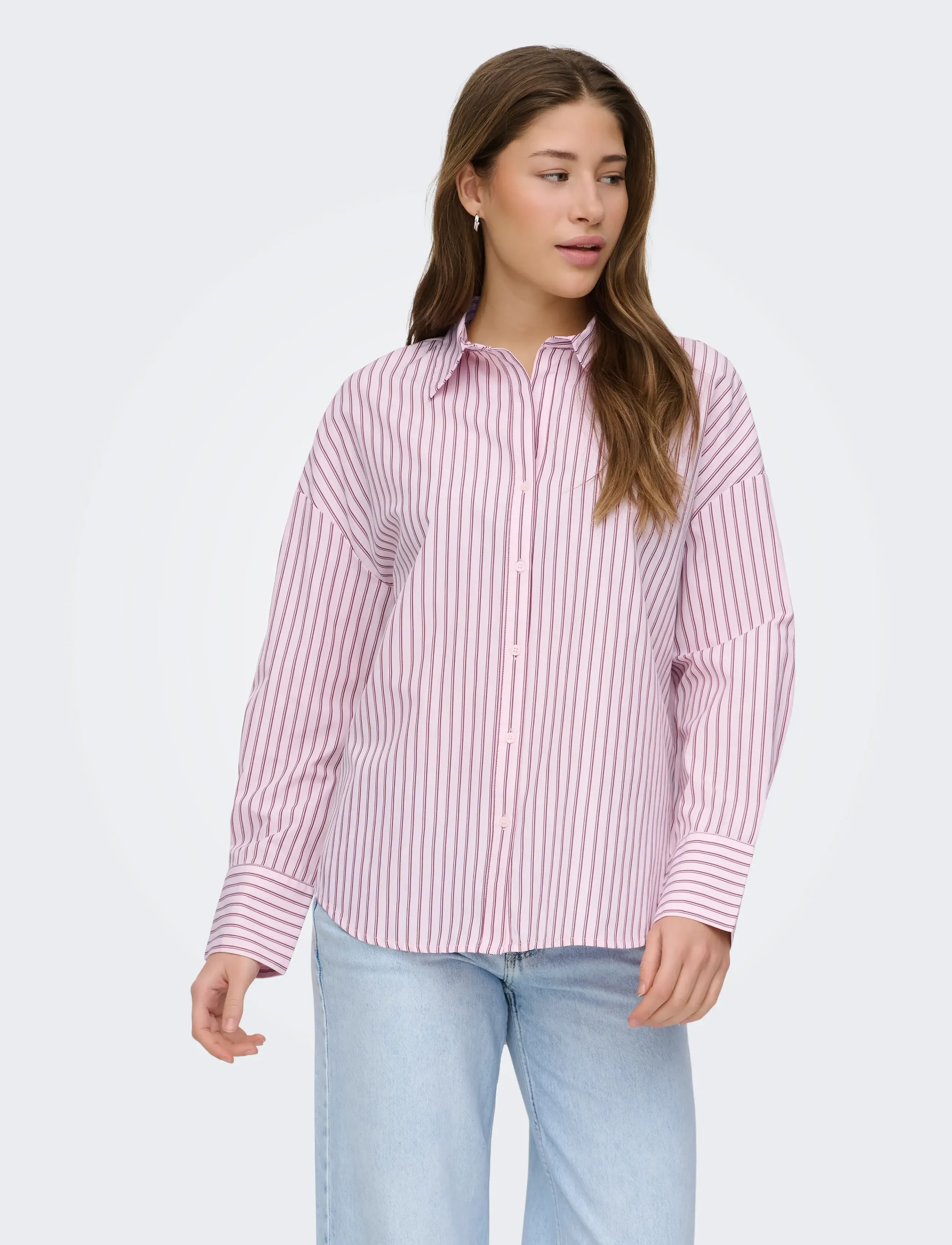 ONLY ONLOREGON ALVA LS REG SHIRT NOOS WVN - Hemden - FUCHSIA PINK / pink/rose