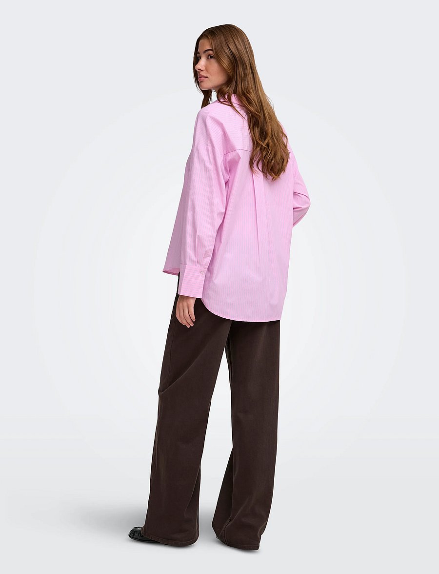 ONLY - ONLOREGON ALVA LS REG SHIRT NOOS WVN - langärmlige hemden - lilac sachet - 3