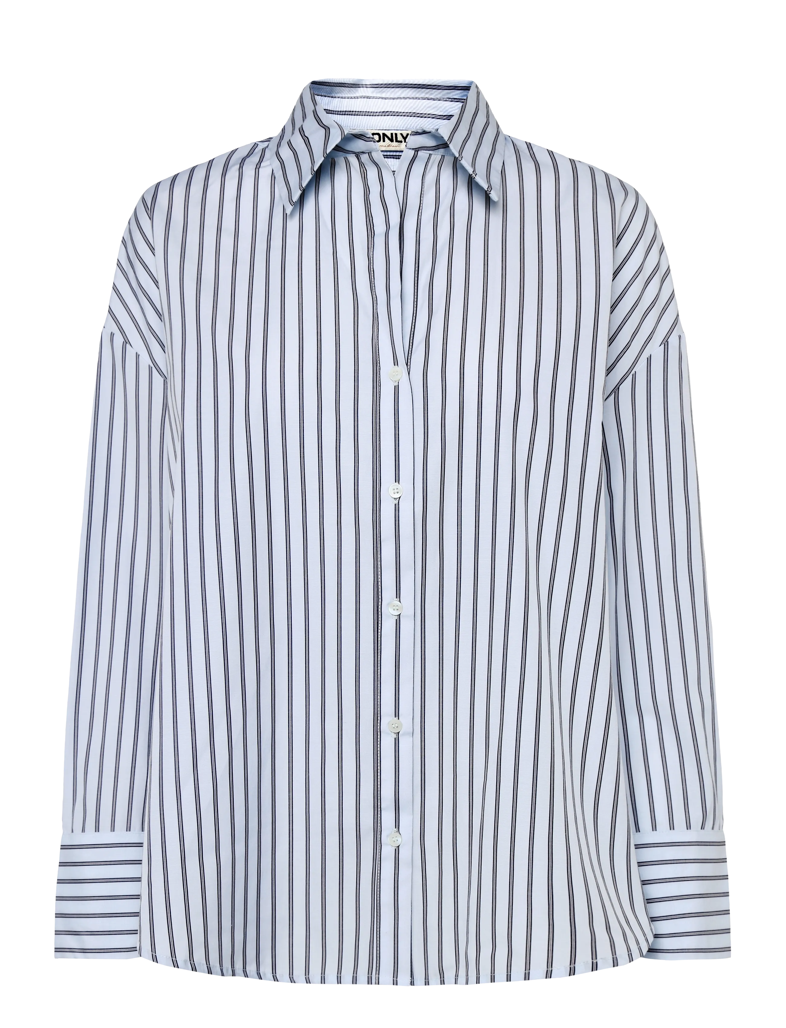 ONLY ONLOREGON ALVA LS REG SHIRT NOOS WVN - Only - NAVY PEONY / navy