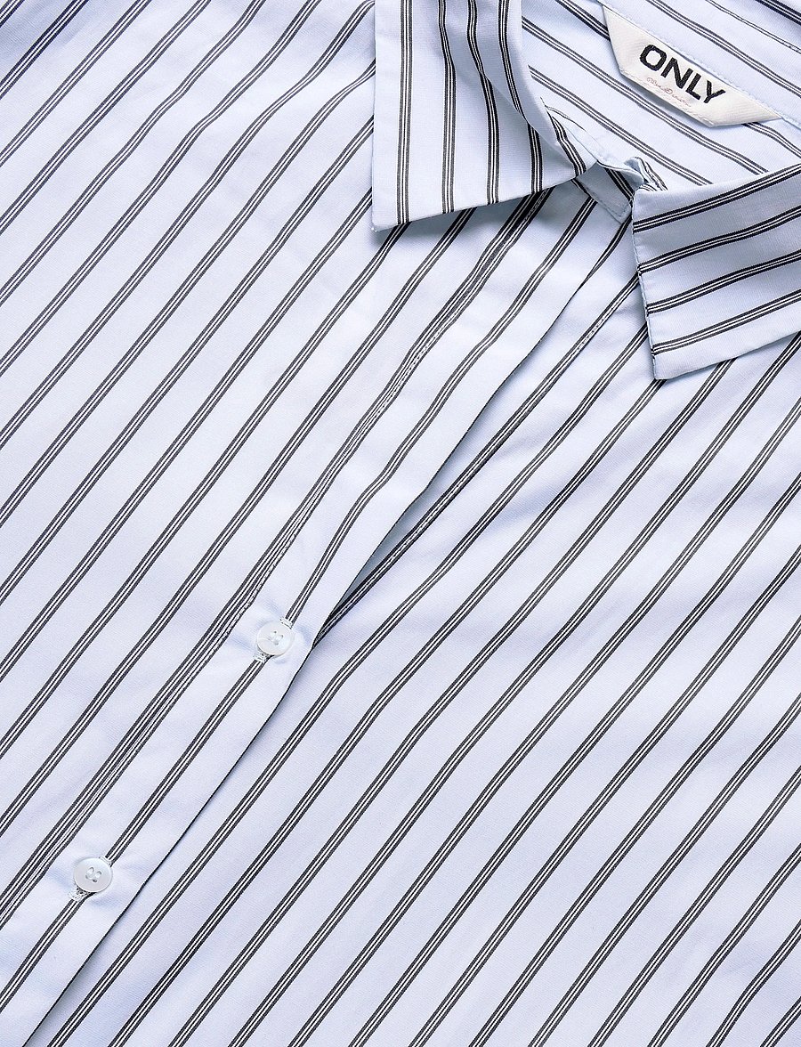 ONLY - ONLOREGON ALVA LS REG SHIRT NOOS WVN - pikkade varrukatega särgid - navy peony - 2