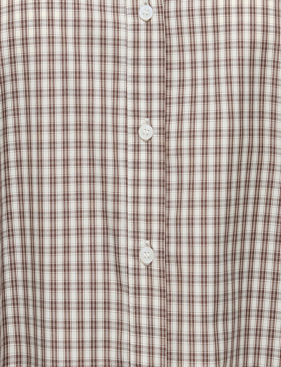 ONLY - ONLOREGON ALVA LS REG SHIRT NOOS WVN - långärmade skjortor - sandshell - 2